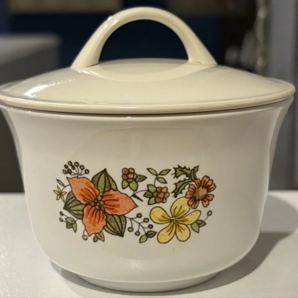 Corelle Indian Summer Sugar Bowl with Lid